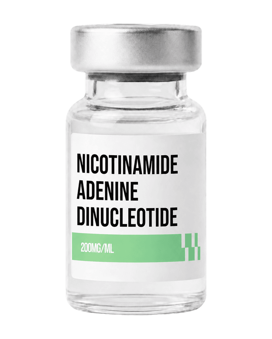Nicotinamide Adenine Dinucleotide (NAD+) injection vial